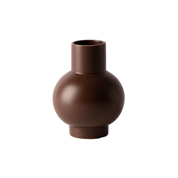 Raawii Strøm Vase Small - Chocolate